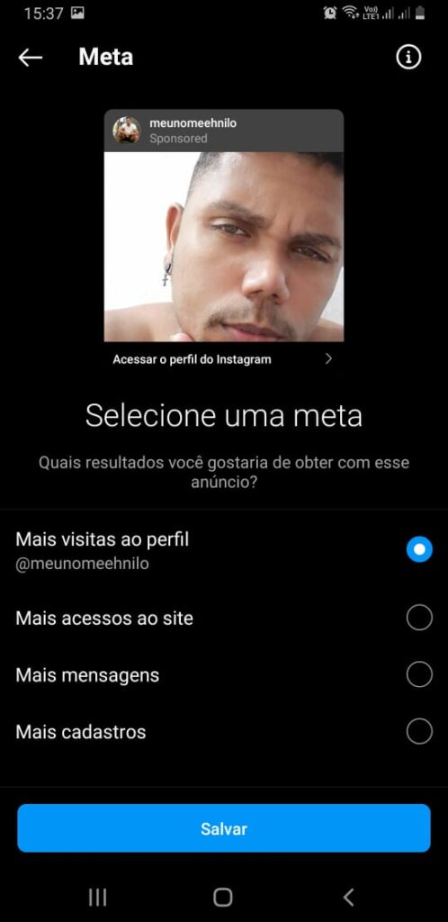 Como fazer anúncio no Instagram: Como anunciar corretamente. AGNC Agência de Marketing Anuncio no Instagram 02 AGNC - Agência de Marketing