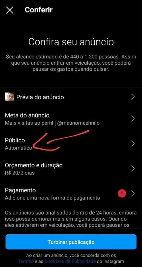Como fazer anúncio no Instagram: Como anunciar corretamente. AGNC Agência de Marketing Anuncio no Instagram 03 AGNC - Agência de Marketing