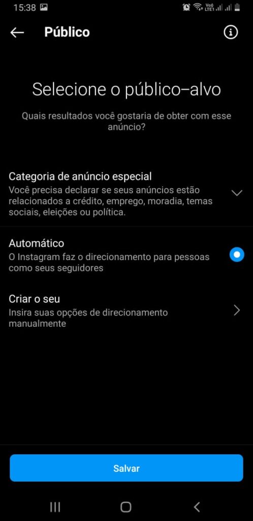 Como fazer anúncio no Instagram: Como anunciar corretamente. AGNC Agência de Marketing Anuncio no Instagram 04 AGNC - Agência de Marketing