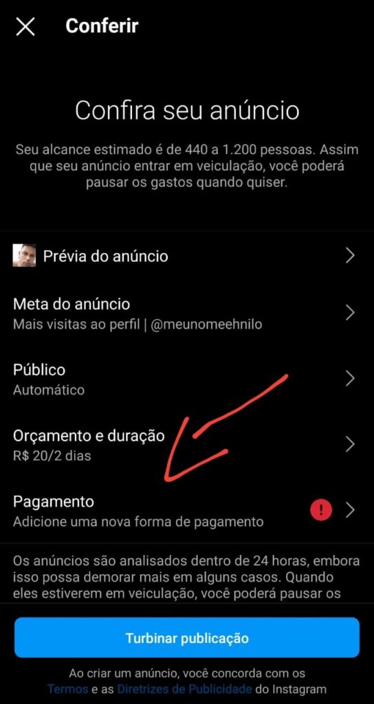 Como fazer anúncio no Instagram: Como anunciar corretamente. AGNC Agência de Marketing Anuncio no Instagram 05 AGNC - Agência de Marketing