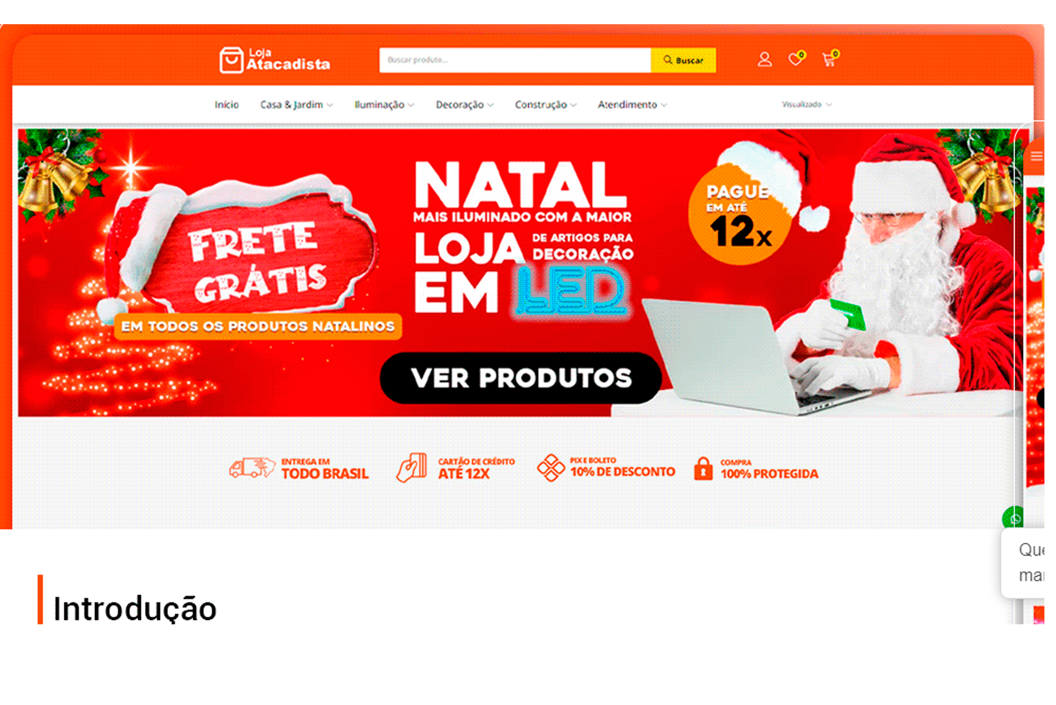 Site Loja Do Atacadista | Portfolio | Criação De Lojas Conheça nosso serviço de desenvolvimento de lojas virtuais e gestão de ecommerce | Veja como ficou o trabalho para o site Loja do Atacadista.