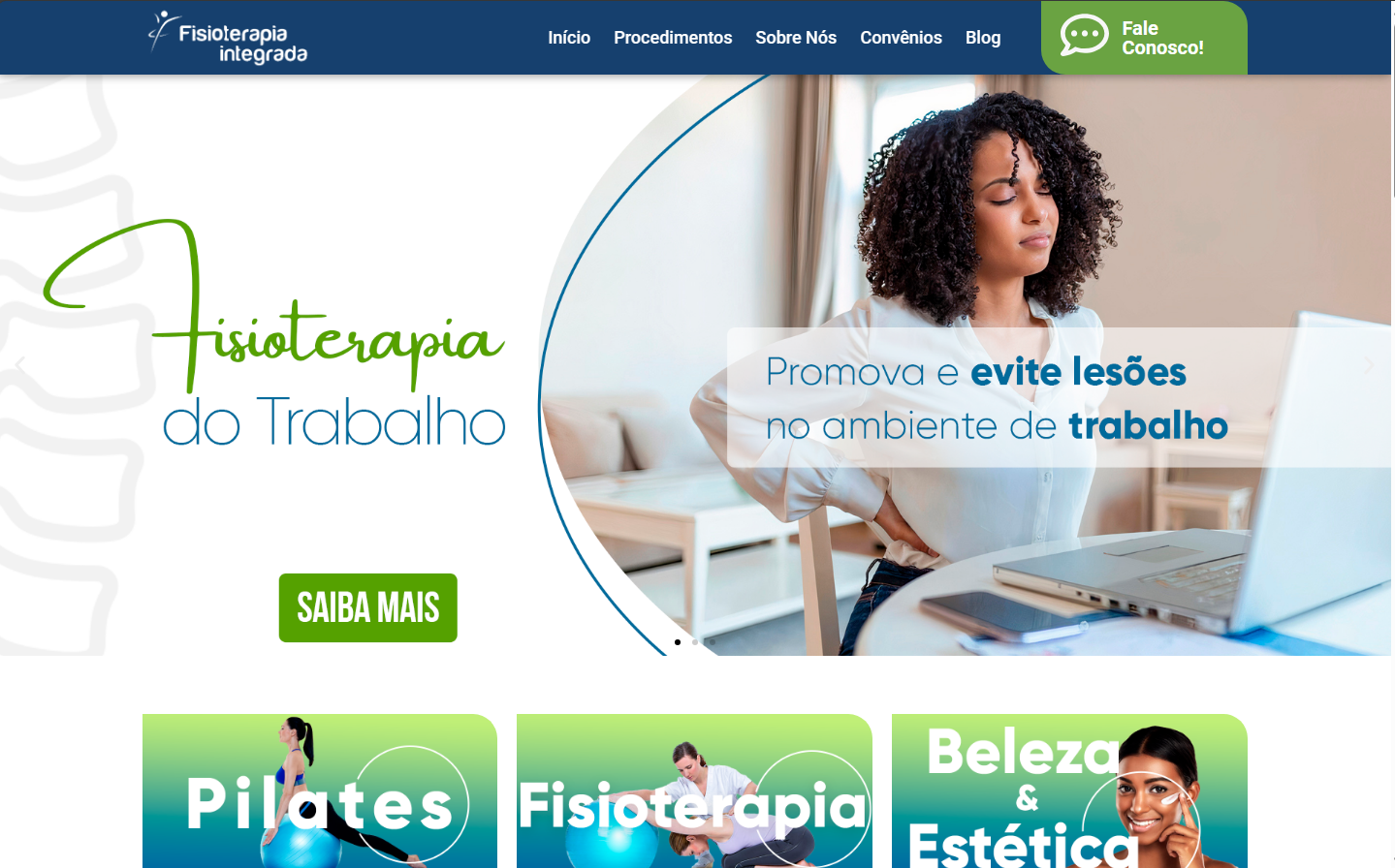 Sucesso Na Renovação Do Site Da Integrada Fisioterapia Veja nosso trabalho de Renovação do Site da Integrada Fisioterapia policlinica de Carapicuíba e Região.