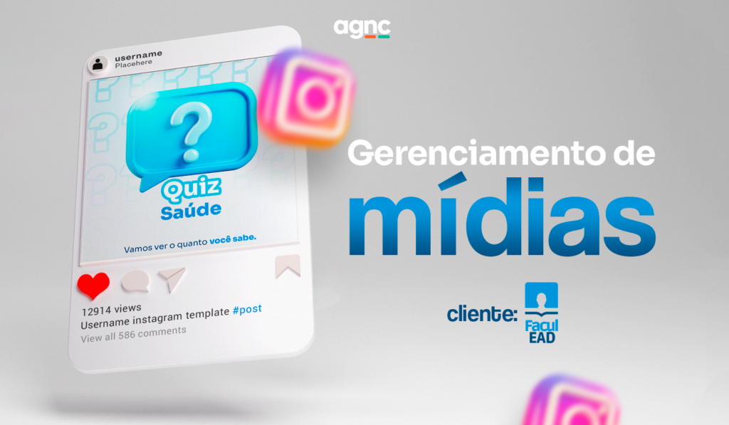 Gestão De Redes Sociais Facul.EAD Veja como ficou nosso trabalho de gestão de redes sociais para a empresa Facul.EAD plataforma de ensino.