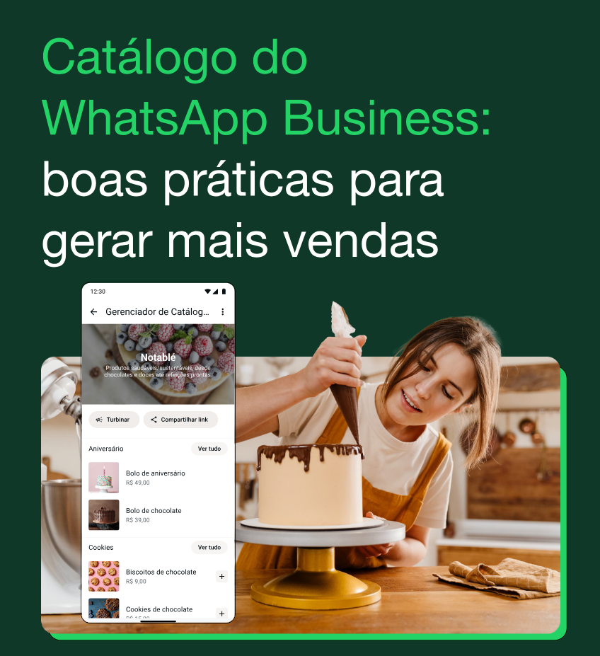 Ebook - Catálogo Do WhatsApp: Como Aumentar As Vendas Baixe agora mesmo nosso ebook grátis - Catálogo do WhatsApp: Como Aumentar as vendas diretas do Whatsapp sem esforços. Baixe Agora!