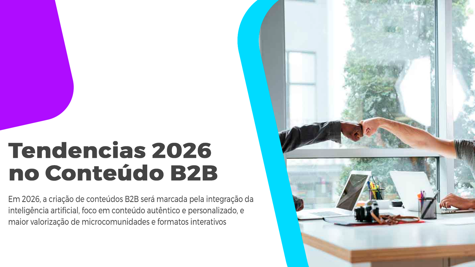 Tendências Da Criação De Conteúdos B2B Para 2026 - Veja! A criação de Conteúdos B2B Para 2026 exigirão mais profissionalismo e conteúdos com menos vendas e mais branding. Veja as tendências! Leia.