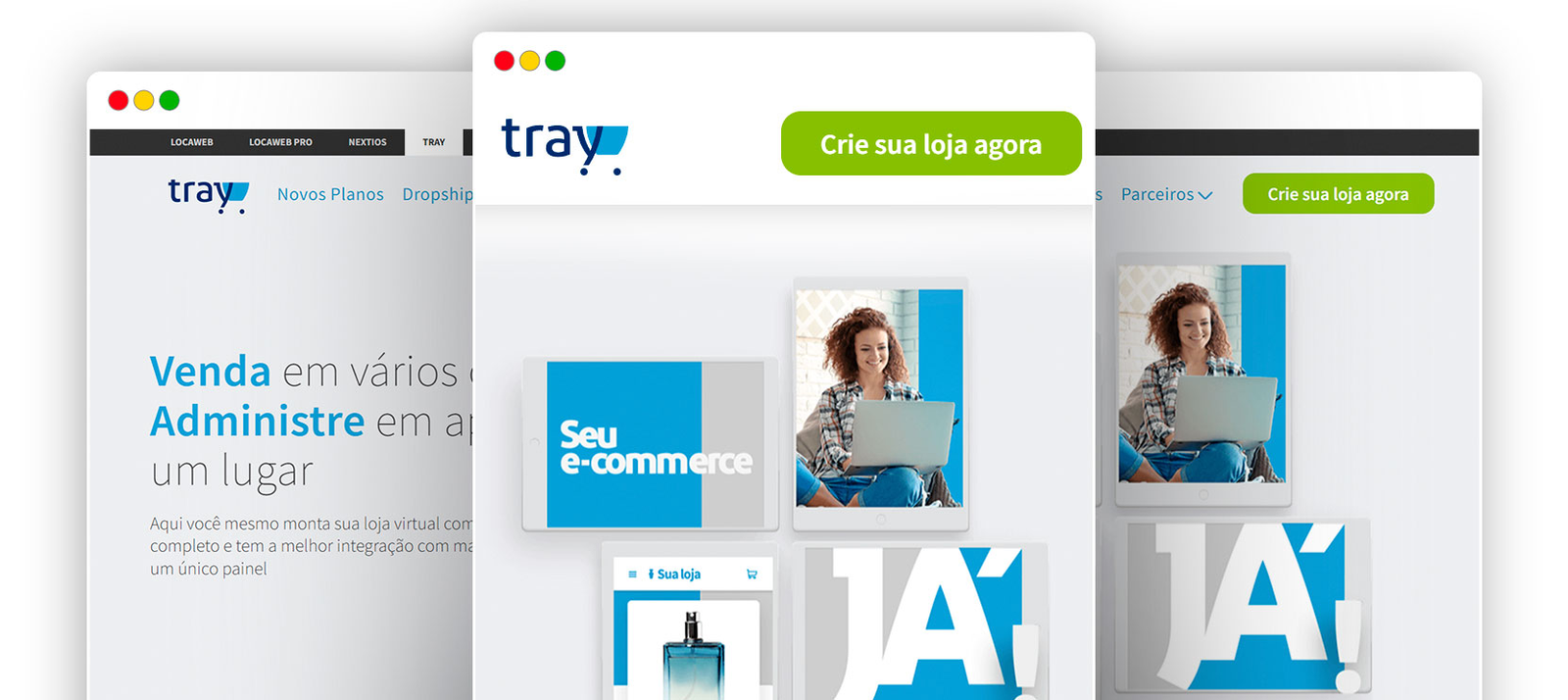 Muito forte em integrações com marketplaces. Se sua estratégia envolve vender no seu site e também no Mercado Livre e Shopee, a Tray facilita essa gestão unificada.