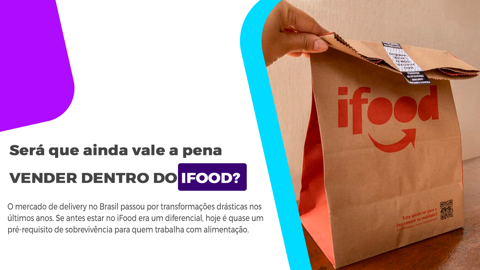 Será Que Ainda Vale A Pena Vender No IFood Em 2026? Análise Descubra se vale a pena vender no iFood, como lidar com as taxas e estratégias para aumentar o lucro do seu restaurante. Planilha Grátis