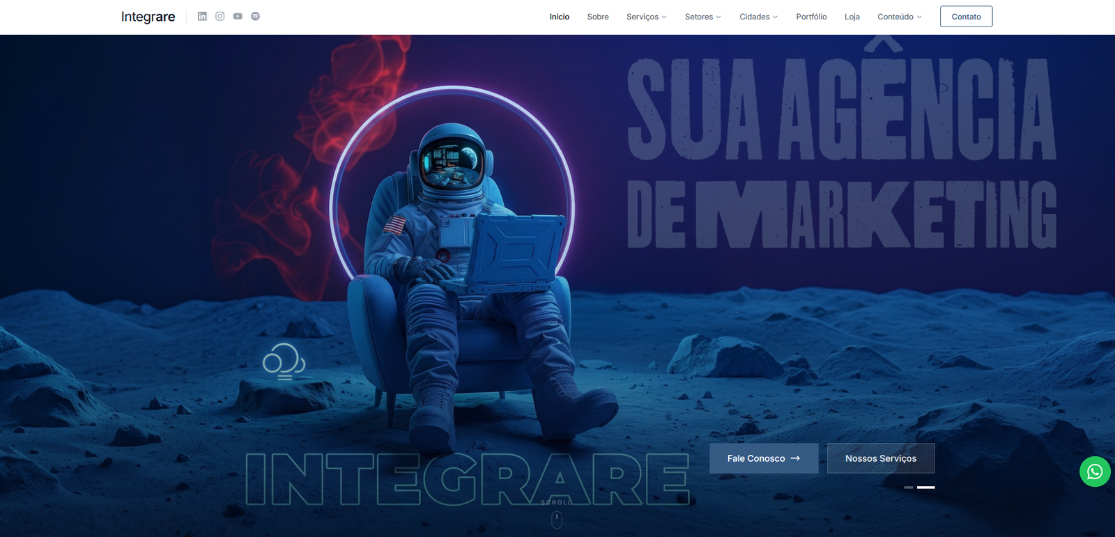 melhores-agencias-marketing-curitiba-e-regiao-4 A Integrare é uma forte competidora quando o assunto é tecnologia proprietária. Com foco em resultados mensuráveis, ela atende empresas que precisam de um braço forte em automação e análise de KPIs. É uma escolha assertiva para negócios que já possuem uma operação digital e precisam de refinamento técnico para escalar o faturamento.