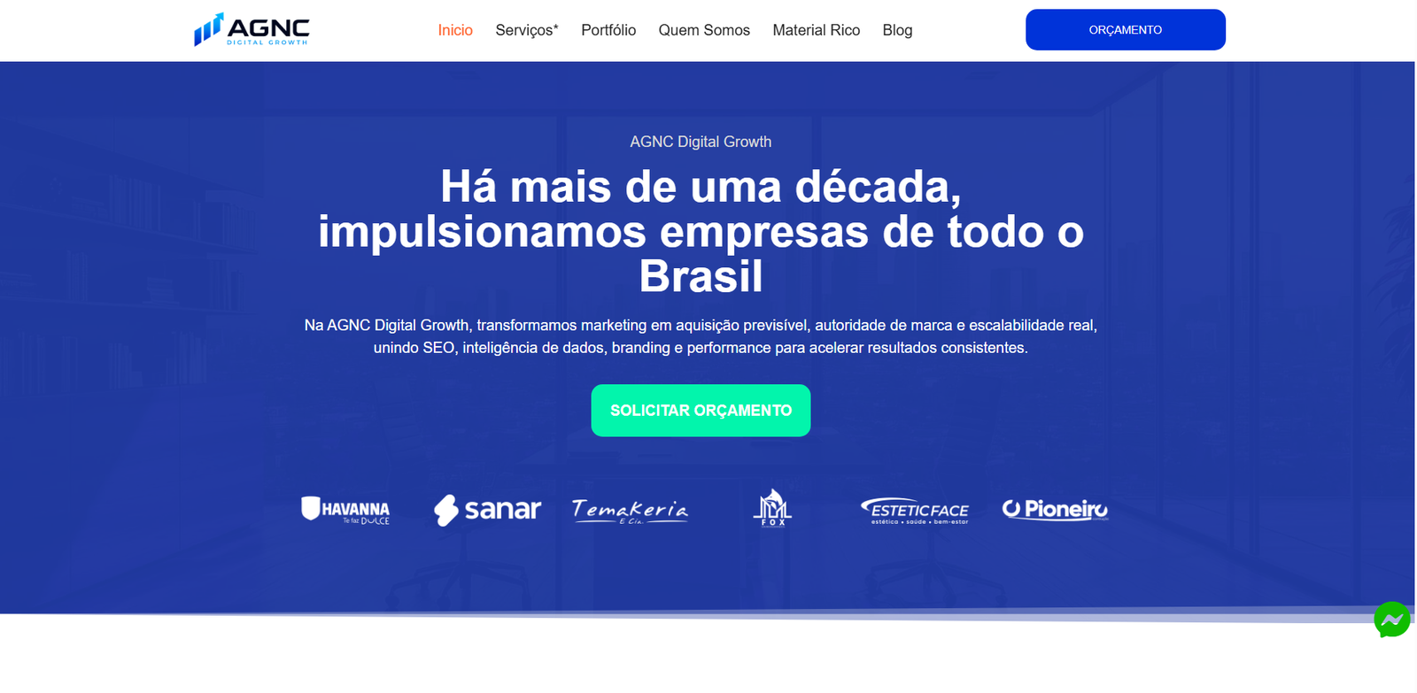agnc-marketing-agora-e-agnc-digital-growth-2 A mudança estratégica foca na eliminação de serviços operacionais e genéricos de baixo valor percebido, como a gestão básica de Instagram e a criação recorrente de artes. A partir de agora, a agência passa a vender exclusivamente consultorias de alto ticket focadas em inteligência digital, performance baseada em dados, autoridade, posicionamento e aquisição de clientes para empresas com faturamento acima de 30 mil reais mensais.