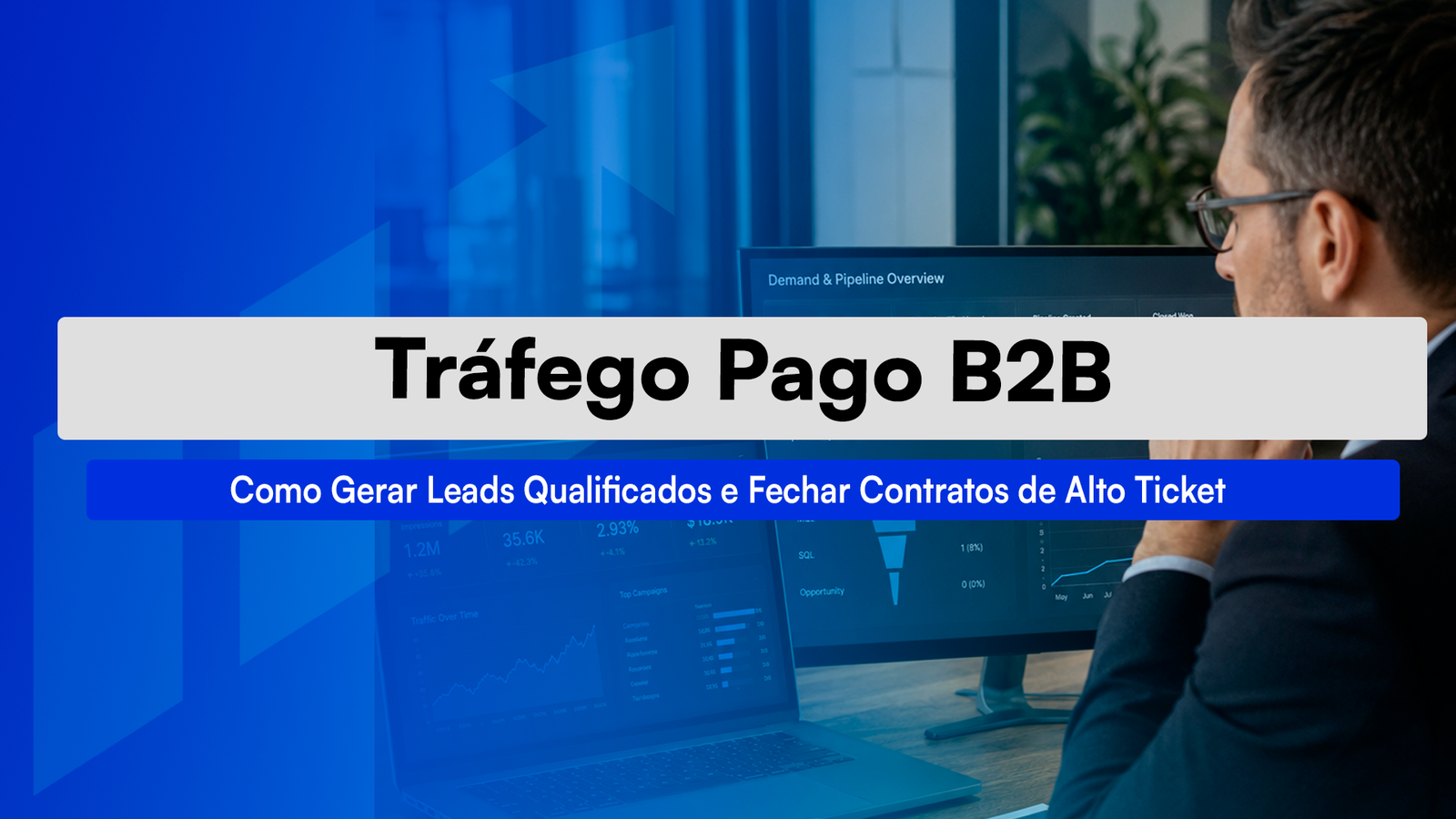 Pagina - Home 2026 AGNC Agência de Marketing Tráfego Pago B2B: Como Transformar Anúncios Em Leads Descubra como estruturar o tráfego pago B2B no LinkedIn e Google Ads para atrair decisores corporativos e gerar leads qualificados